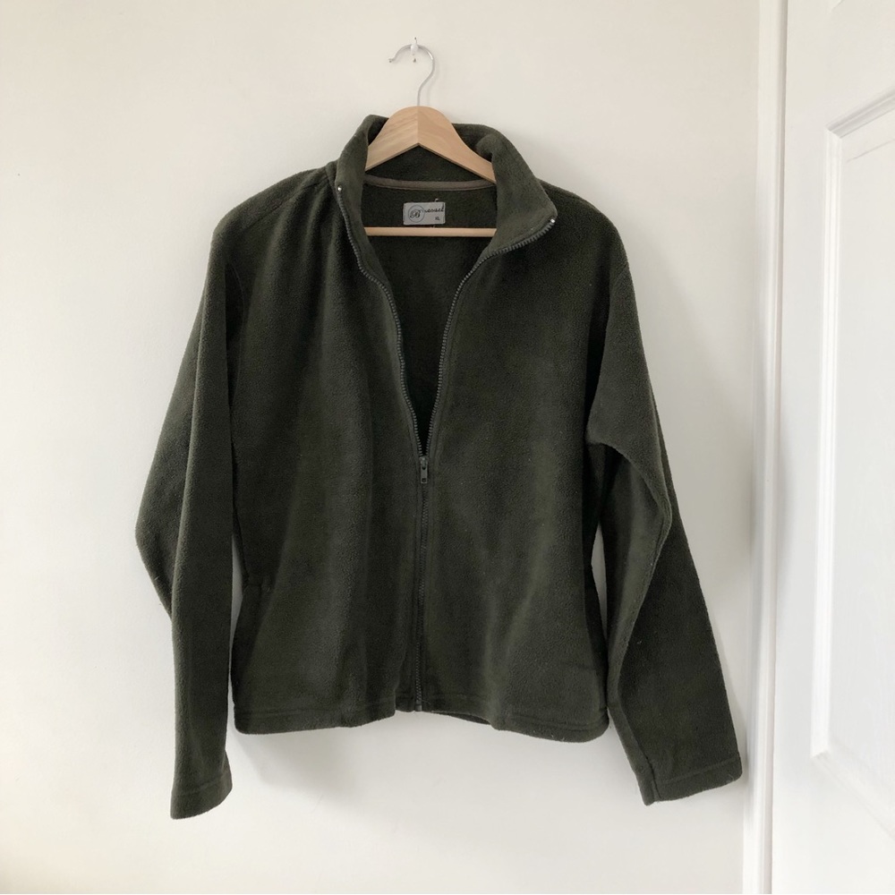 Fleece full zip sweater
